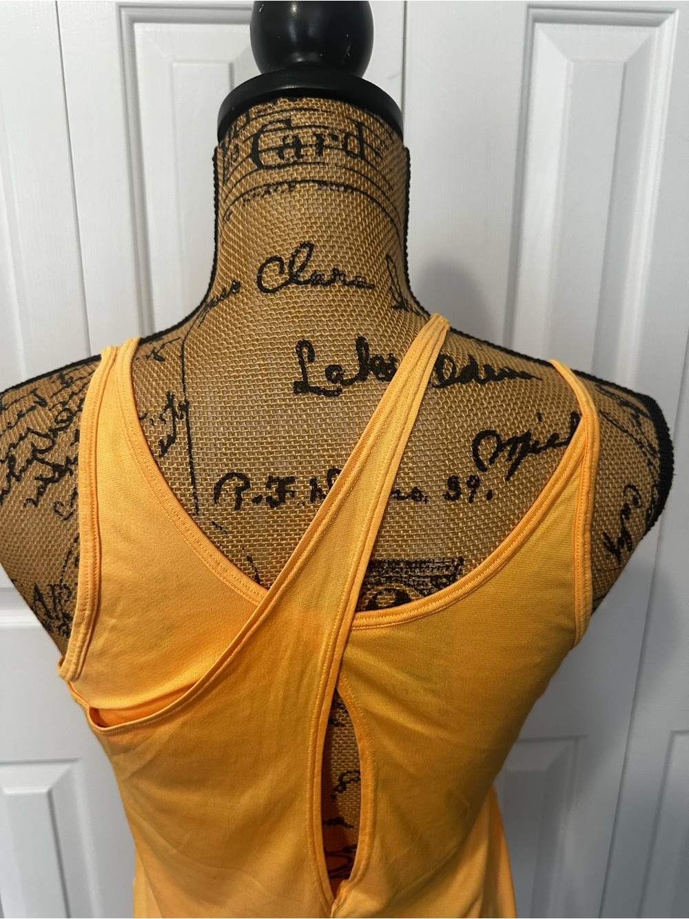 Nike Dri-Fit Yellow Workout Tank Top - Picture 7 of 9